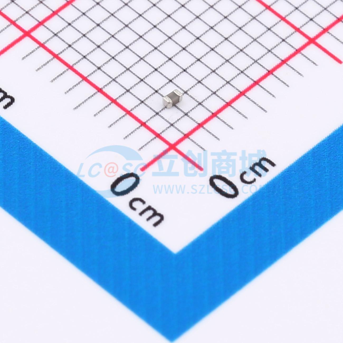 点击查看大图 CGA0402C0G220F500GT实物图