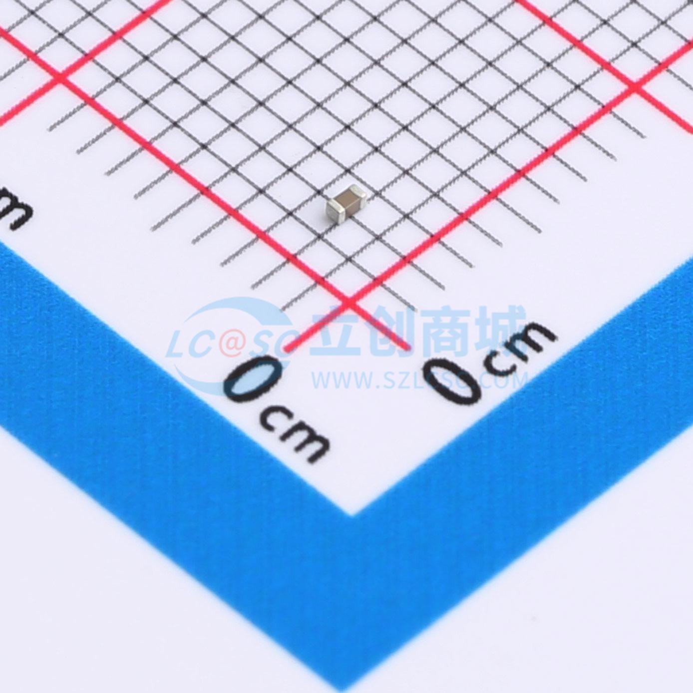 点击查看大图 CGA0402X7R102K160GT实物图