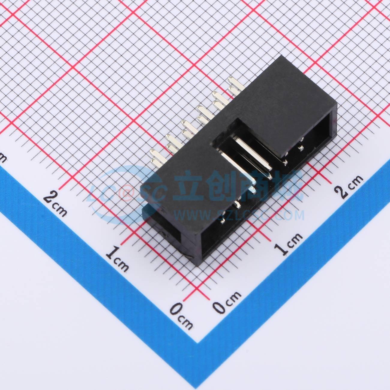 点击查看大图 HX JN2.54-2x6P ZZ H8.9实物图