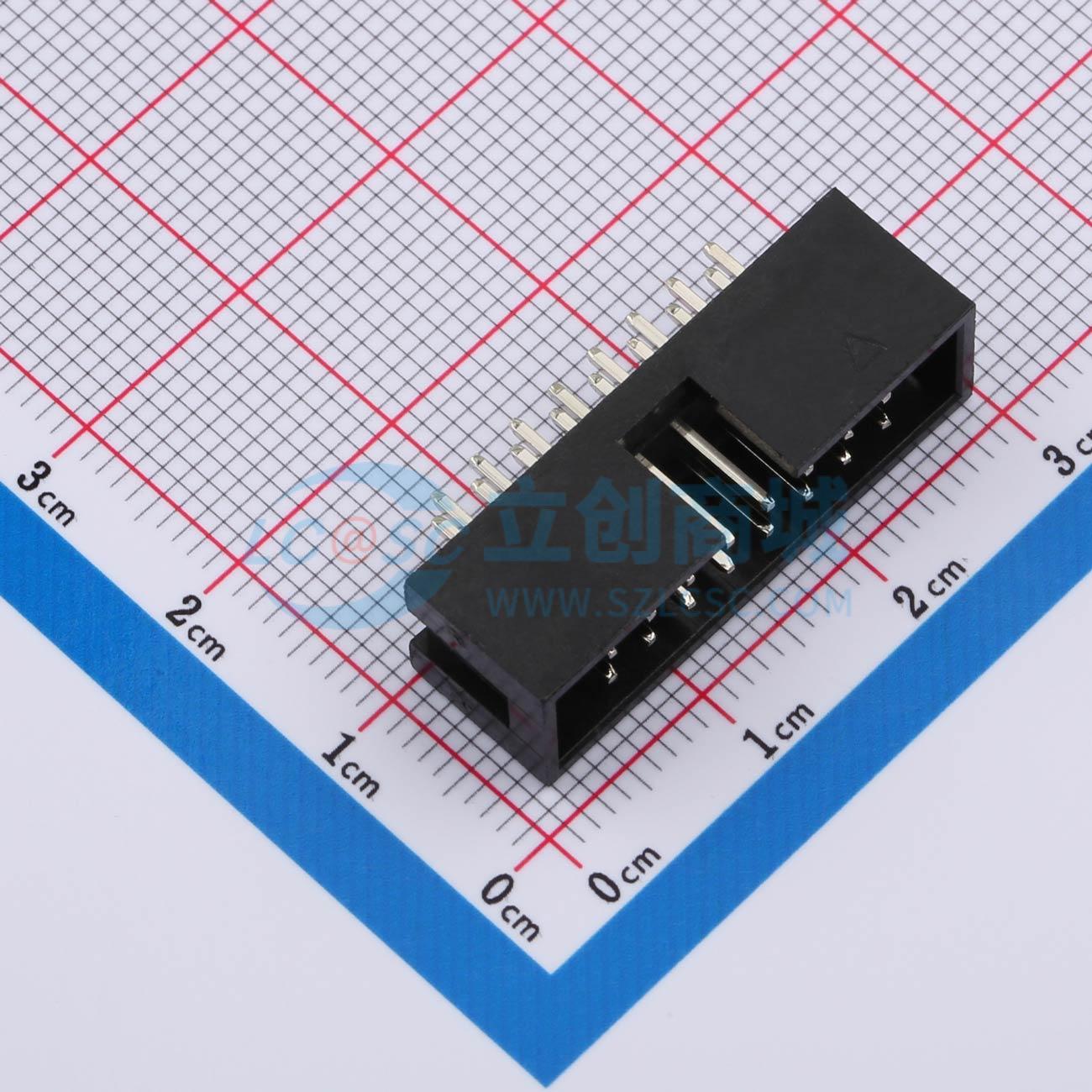 点击查看大图 HX JN2.54-2x8P ZZ H8.9实物图