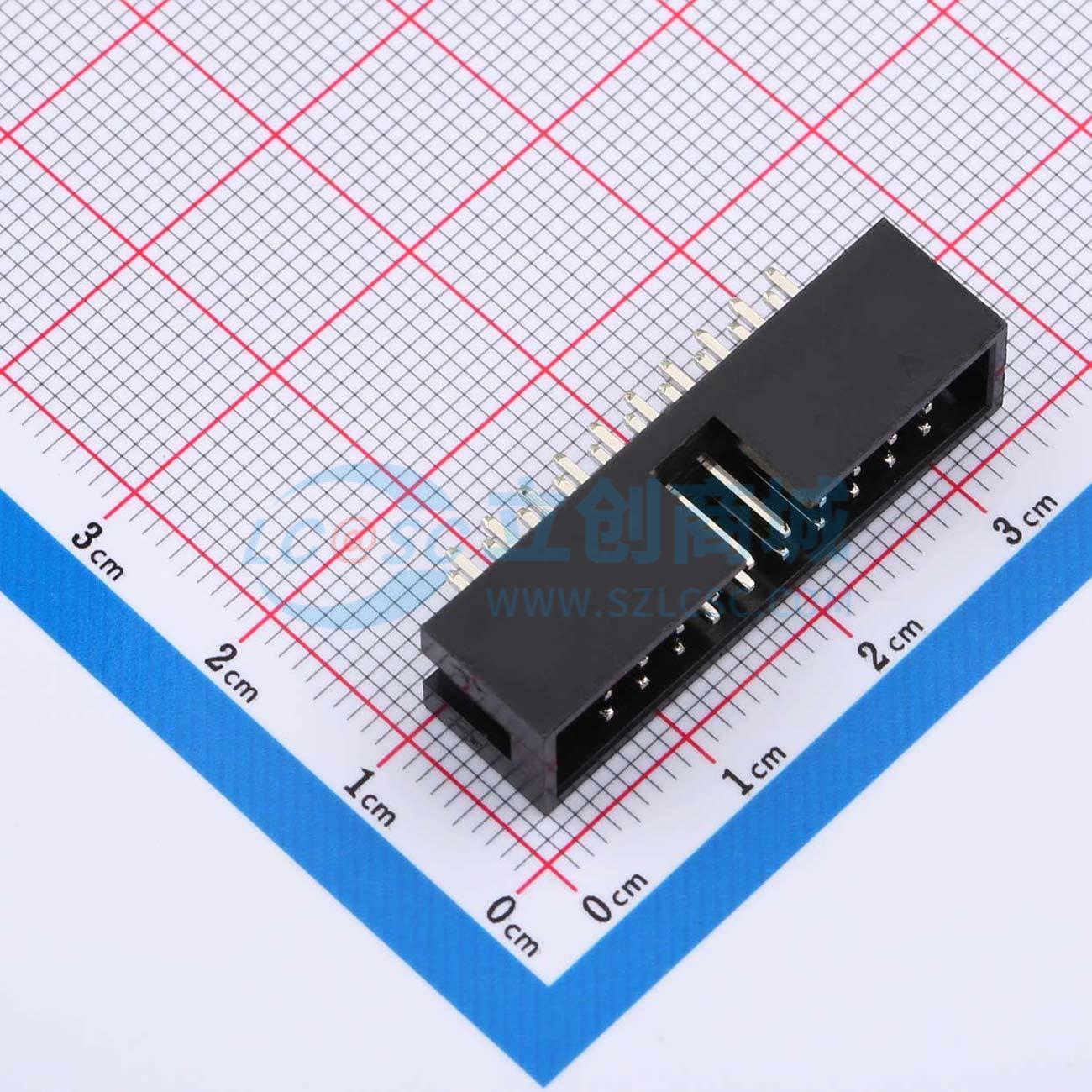 点击查看大图 HX JN2.54-2x10P ZZ H8.9实物图