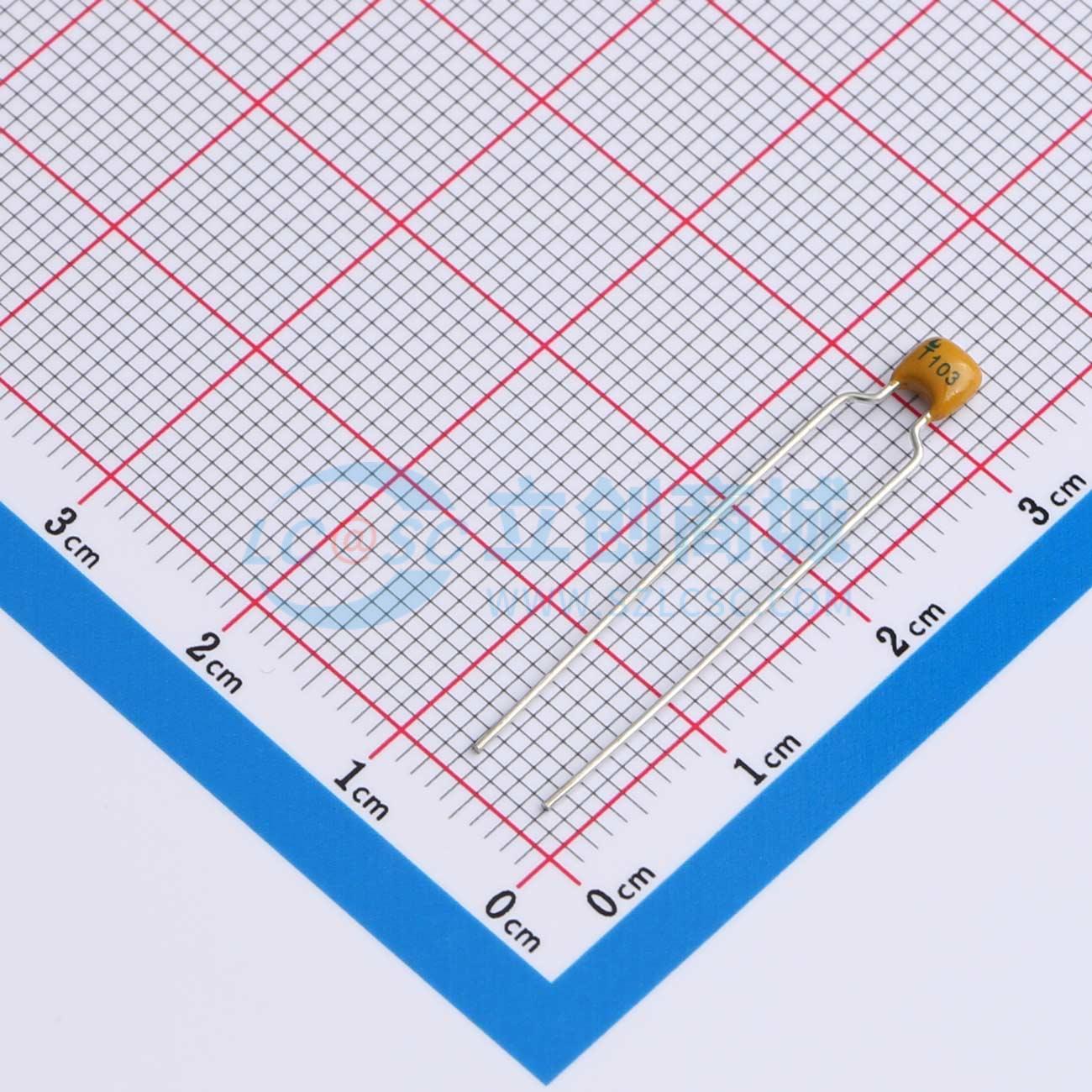 CT4-0805-2X1-100V-0.01uF-K-Y实物图