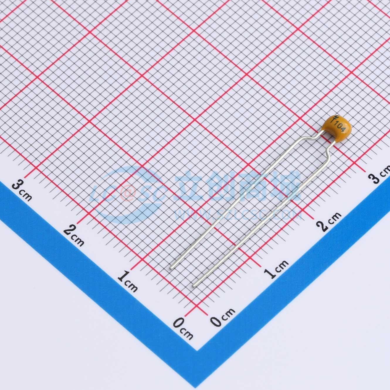 CT4-0805-2X1-100V-0.1uF-K-Y实物图