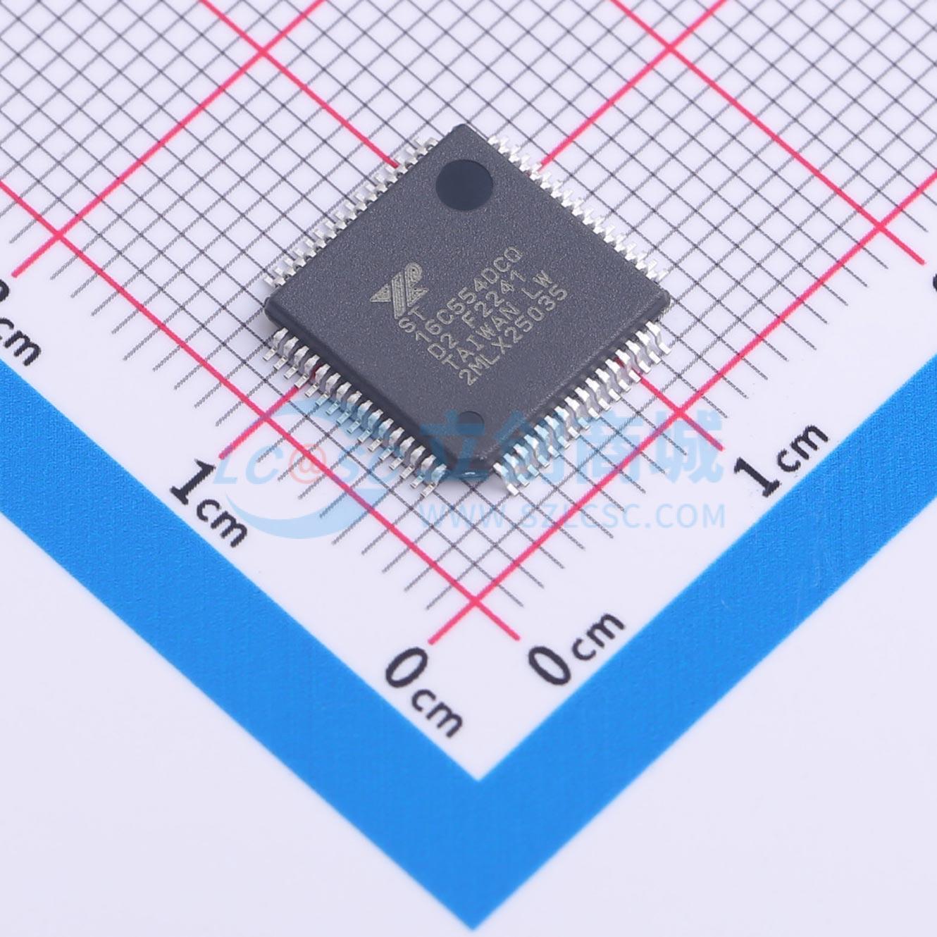 点击查看大图 ST16C554DCQ64-F实物图
