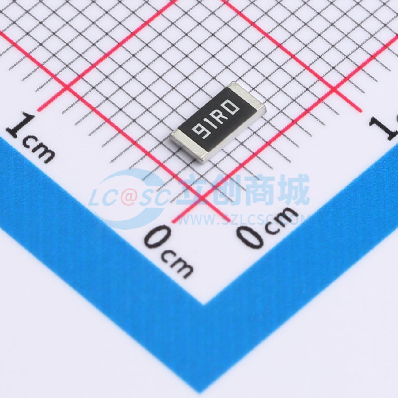 点击查看大图 FRC2010F91R0TS实物图