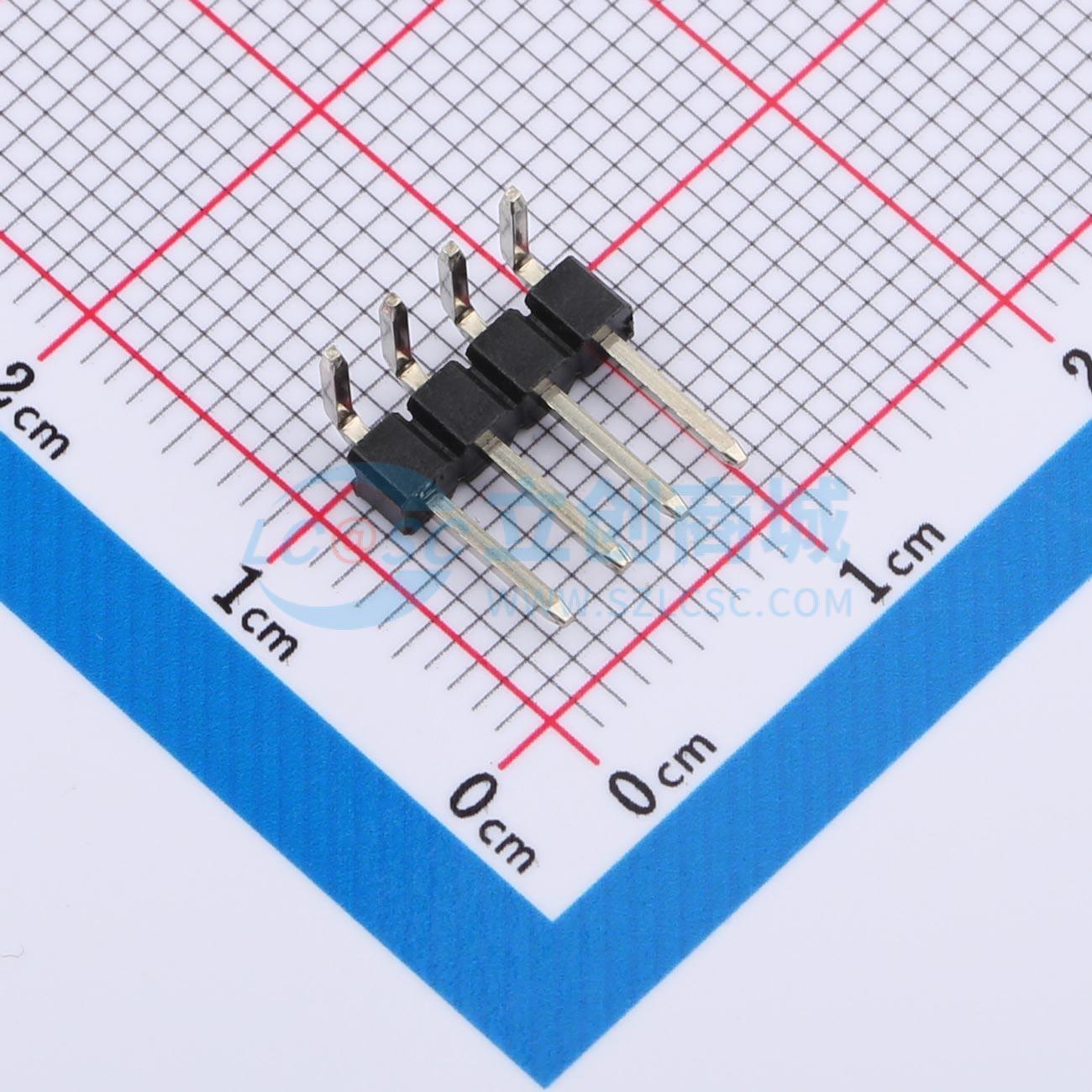 点击查看大图 HX PZ2.54-1x4P WZ PBT实物图