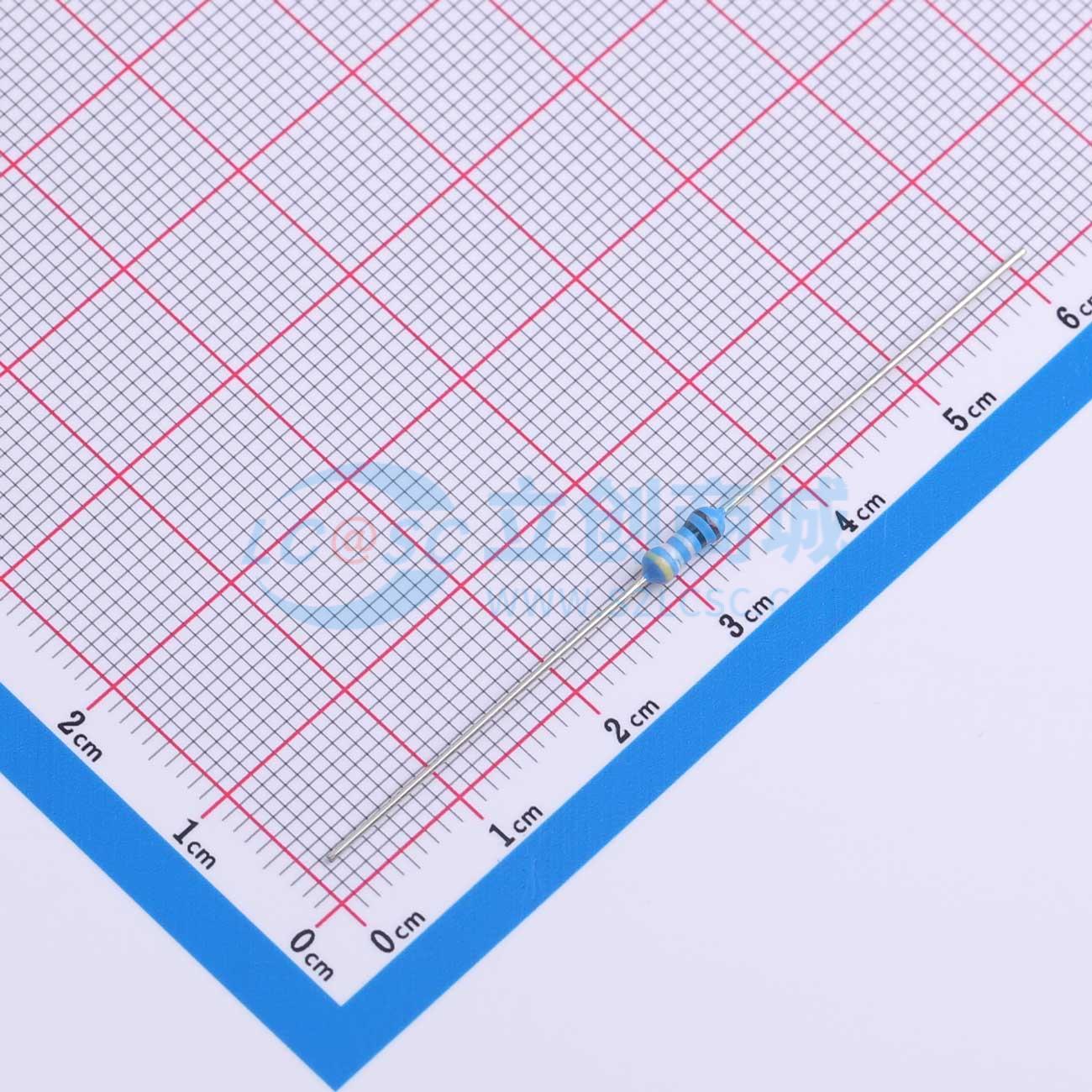 点击查看大图 MFR-25FBF52-43K实物图