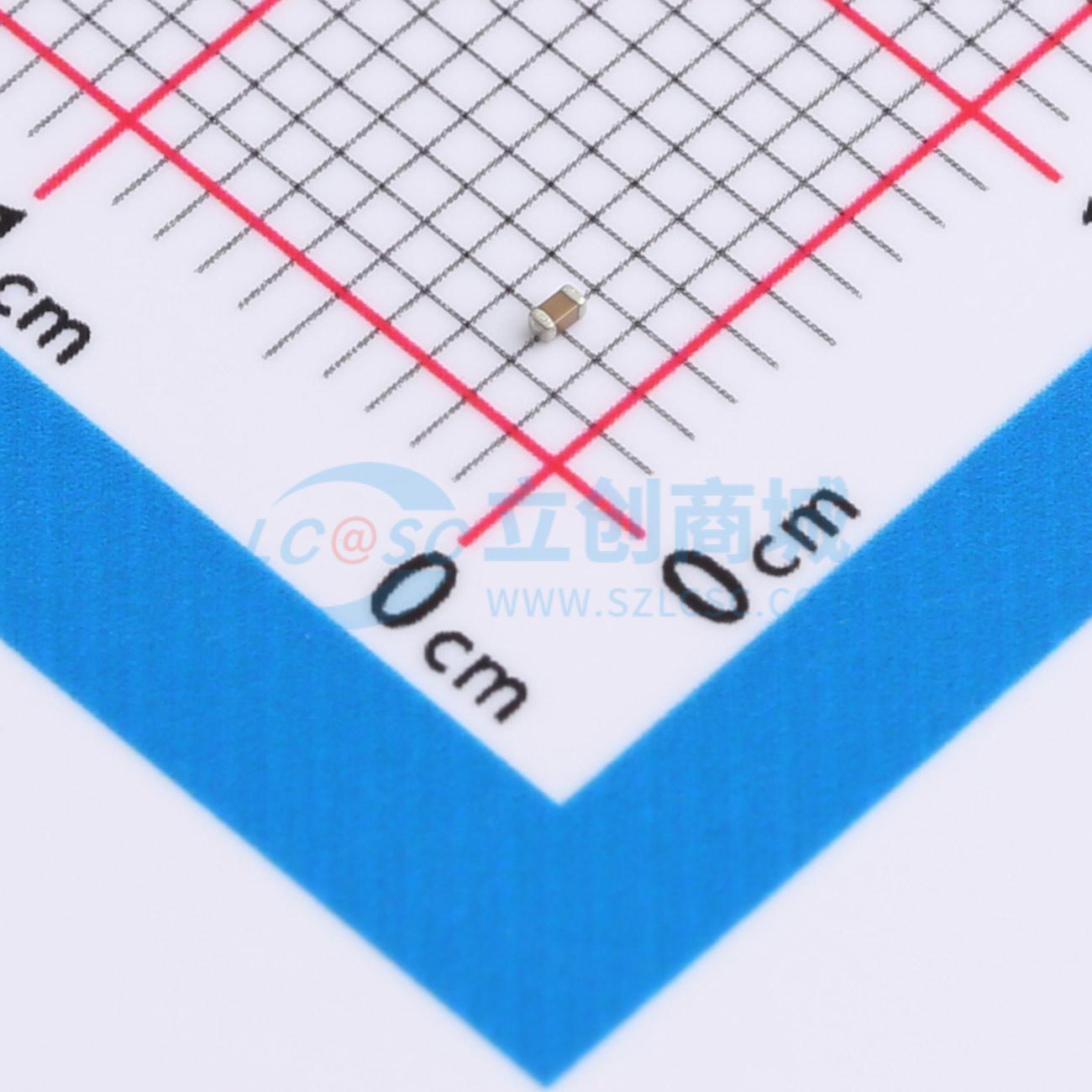 点击查看大图 CGA0402X7R392K500GT实物图