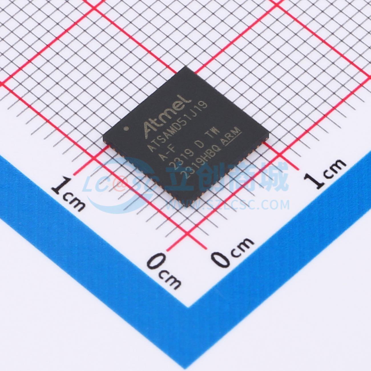 点击查看大图 ATSAMD51J19A-MFT实物图