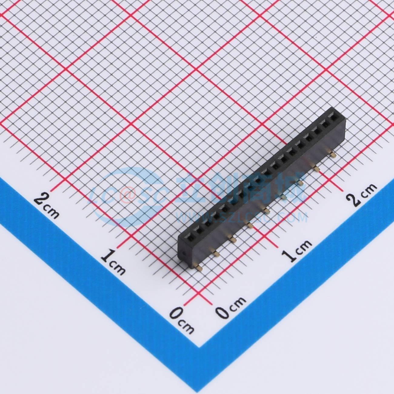 BX-PM1.27-1-18PU-W实物图