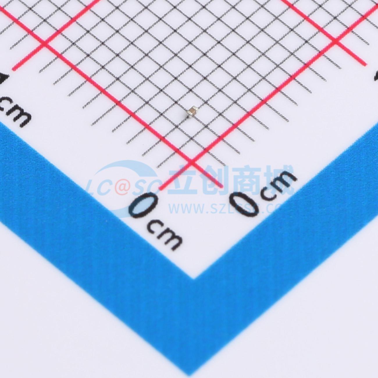 点击查看大图 CGA0201X7R152K500ET实物图