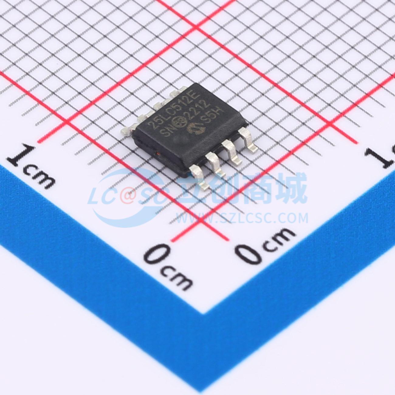 点击查看大图 25LC512T-E/SN实物图