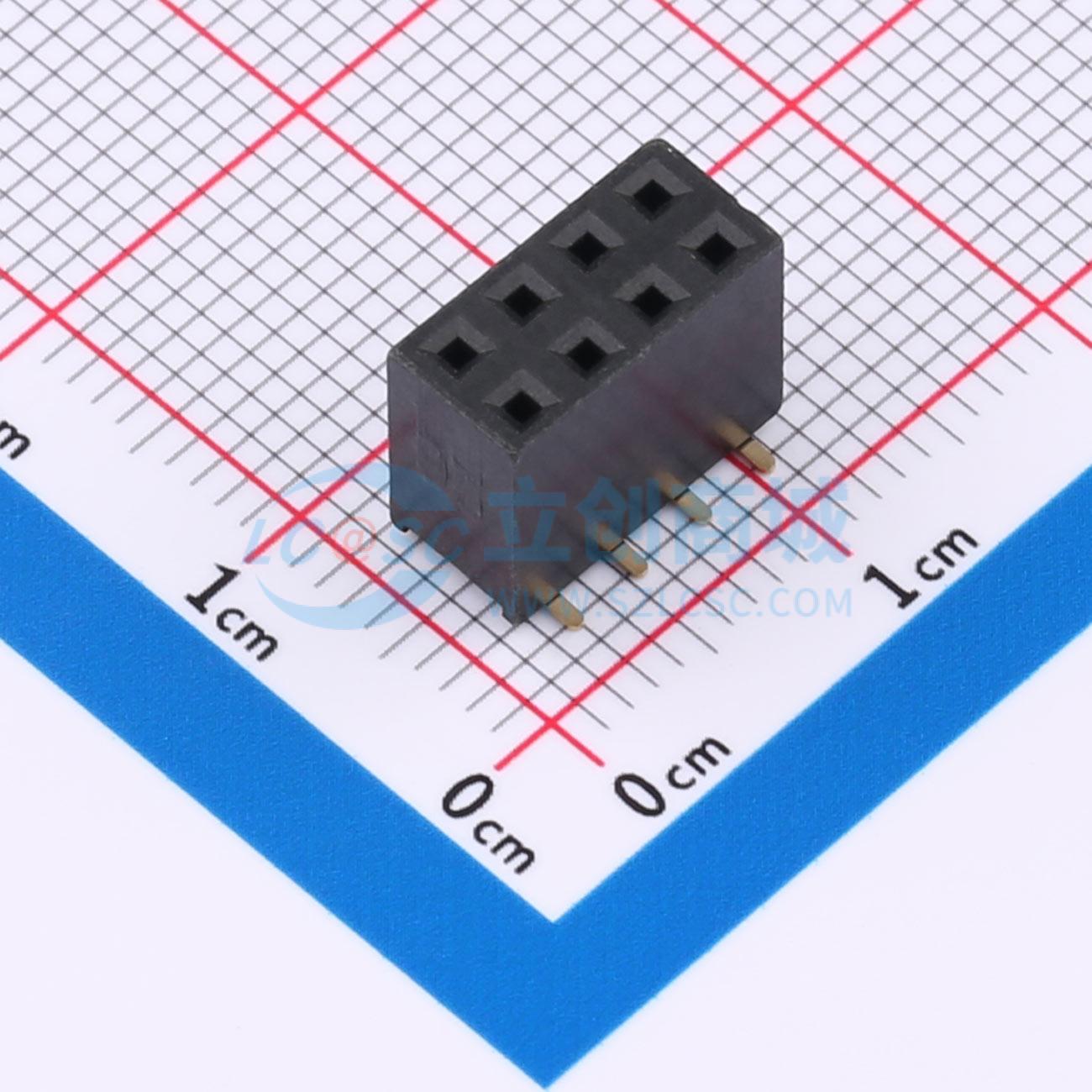 点击查看大图 HX PM2.54-2x4P TP实物图