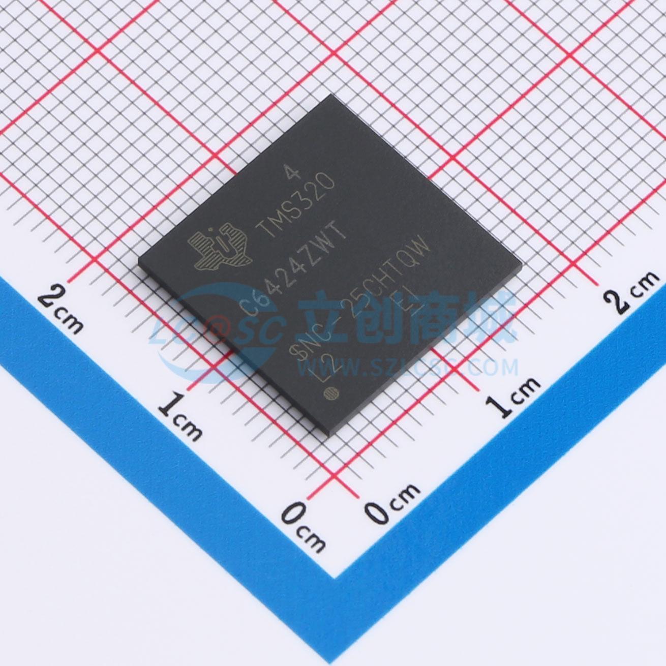 点击查看大图 TMS320C6424ZWT4实物图