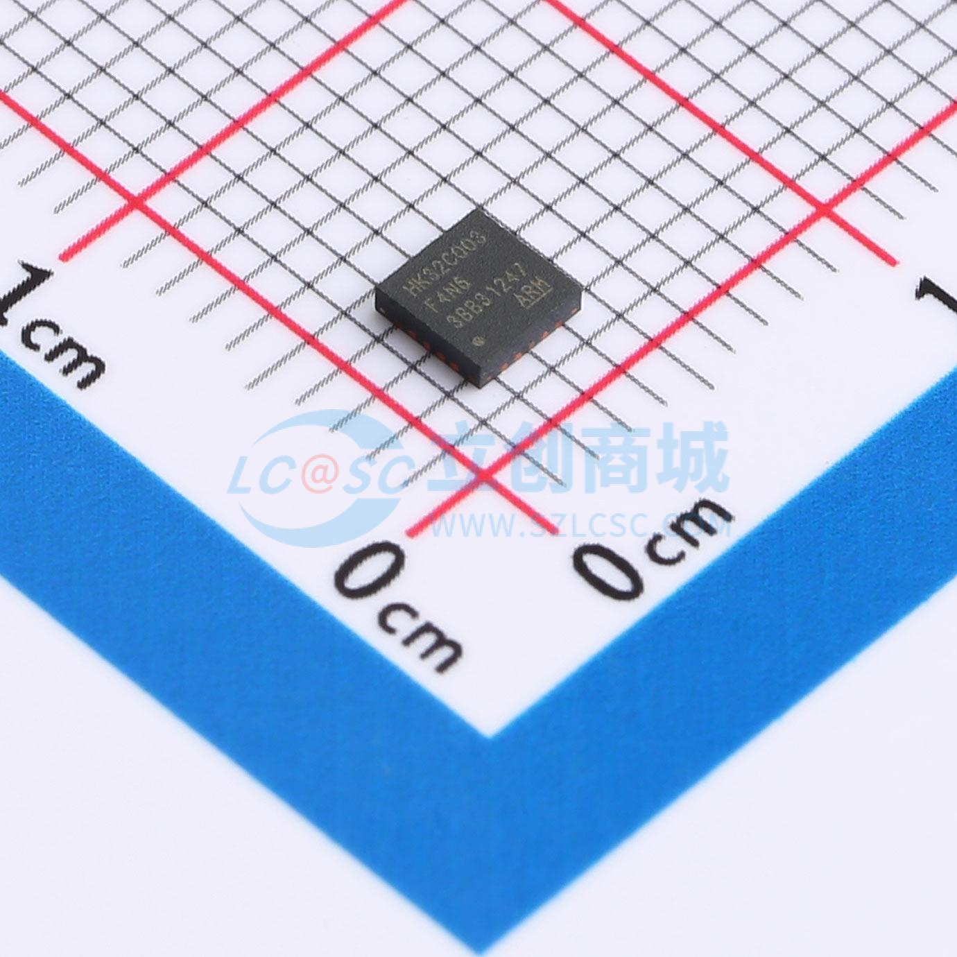 HK32C003F4N6实物图