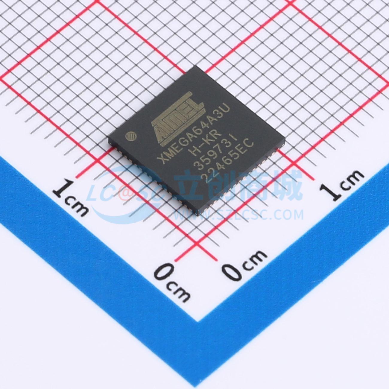 点击查看大图 ATXMEGA64A3U-MHR实物图