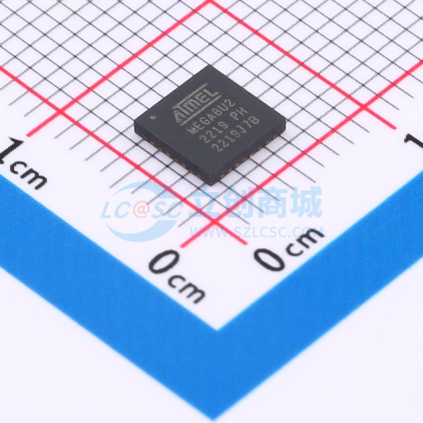 点击查看大图 ATMEGA8U2-MU实物图