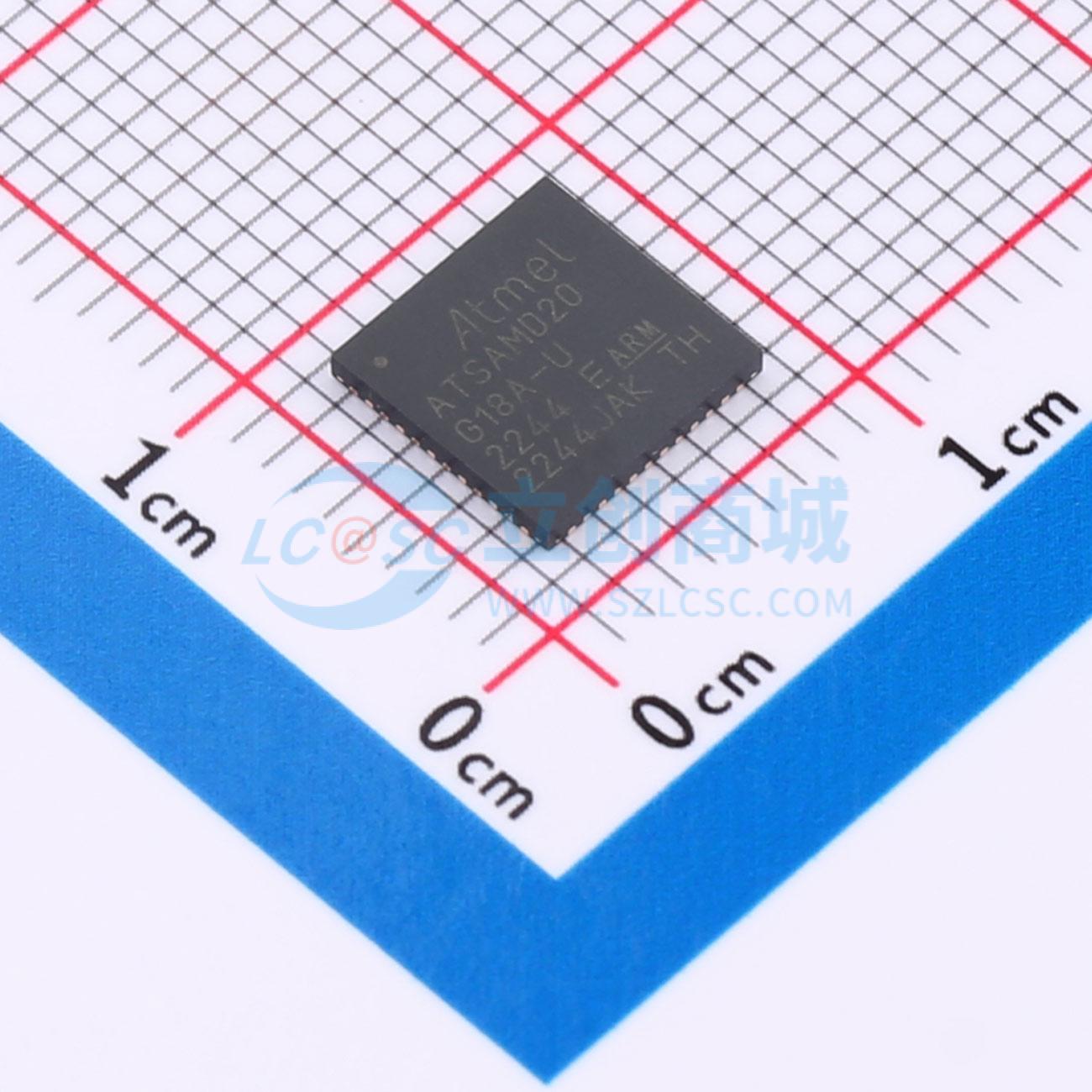 点击查看大图 ATSAMD20G18A-MU实物图