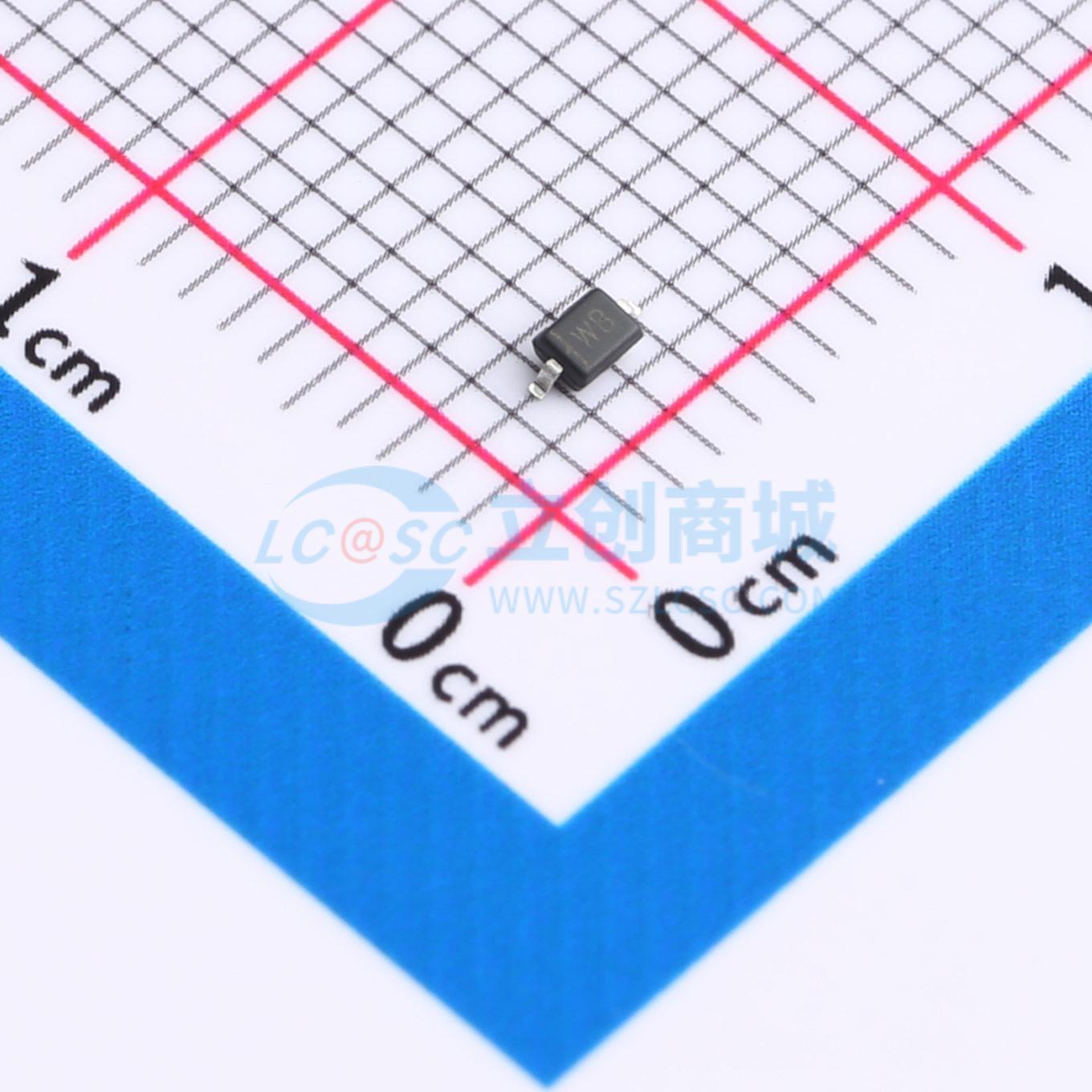 点击查看大图 BZT52C6V8S实物图