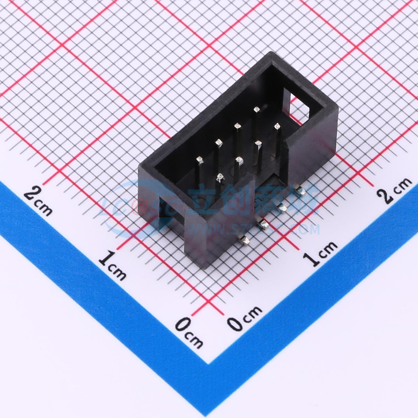 SH-JN2.54-2-4P-T实物图