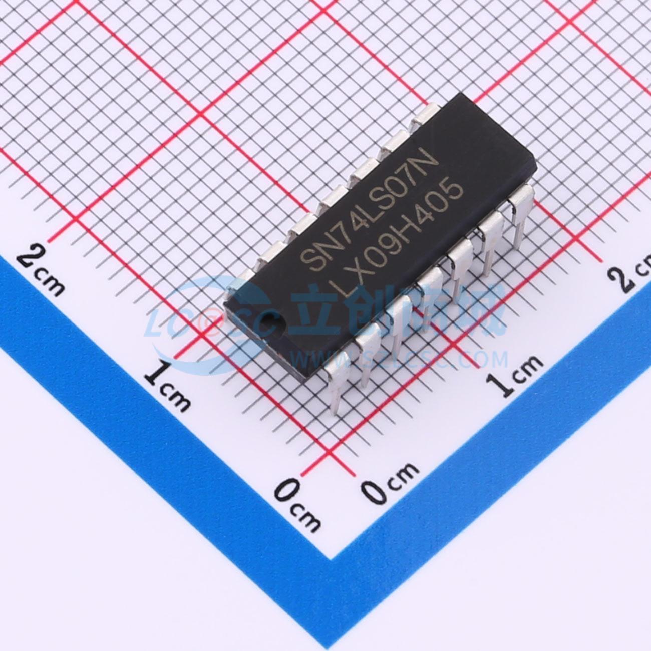 点击查看大图 SN74LS07N(LX)实物图