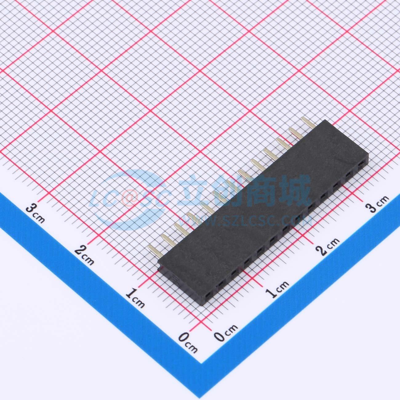 HX PM2.54-1x13P ZC实物图