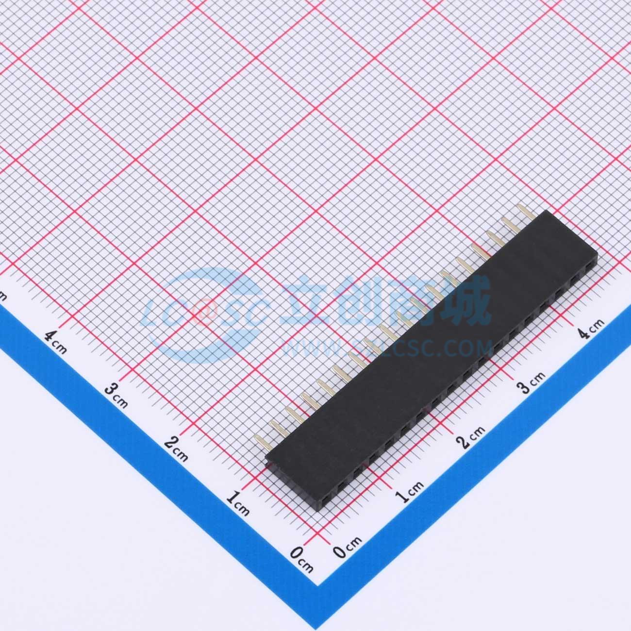 点击查看大图 HX PM2.54-1x18P ZC实物图