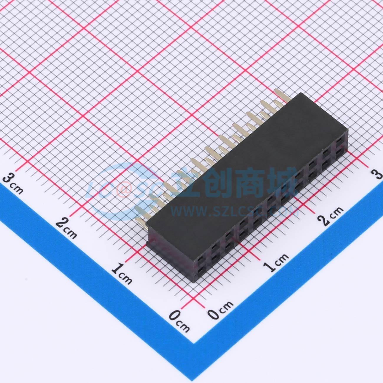 HX PM2.54-2x11P ZC实物图