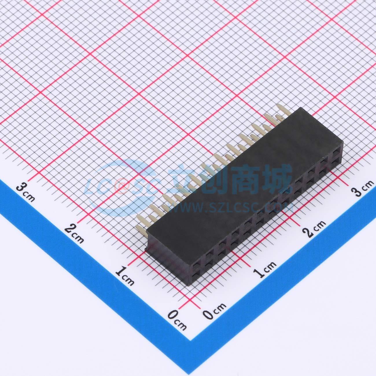 HX PM2.54-2x12P ZC实物图