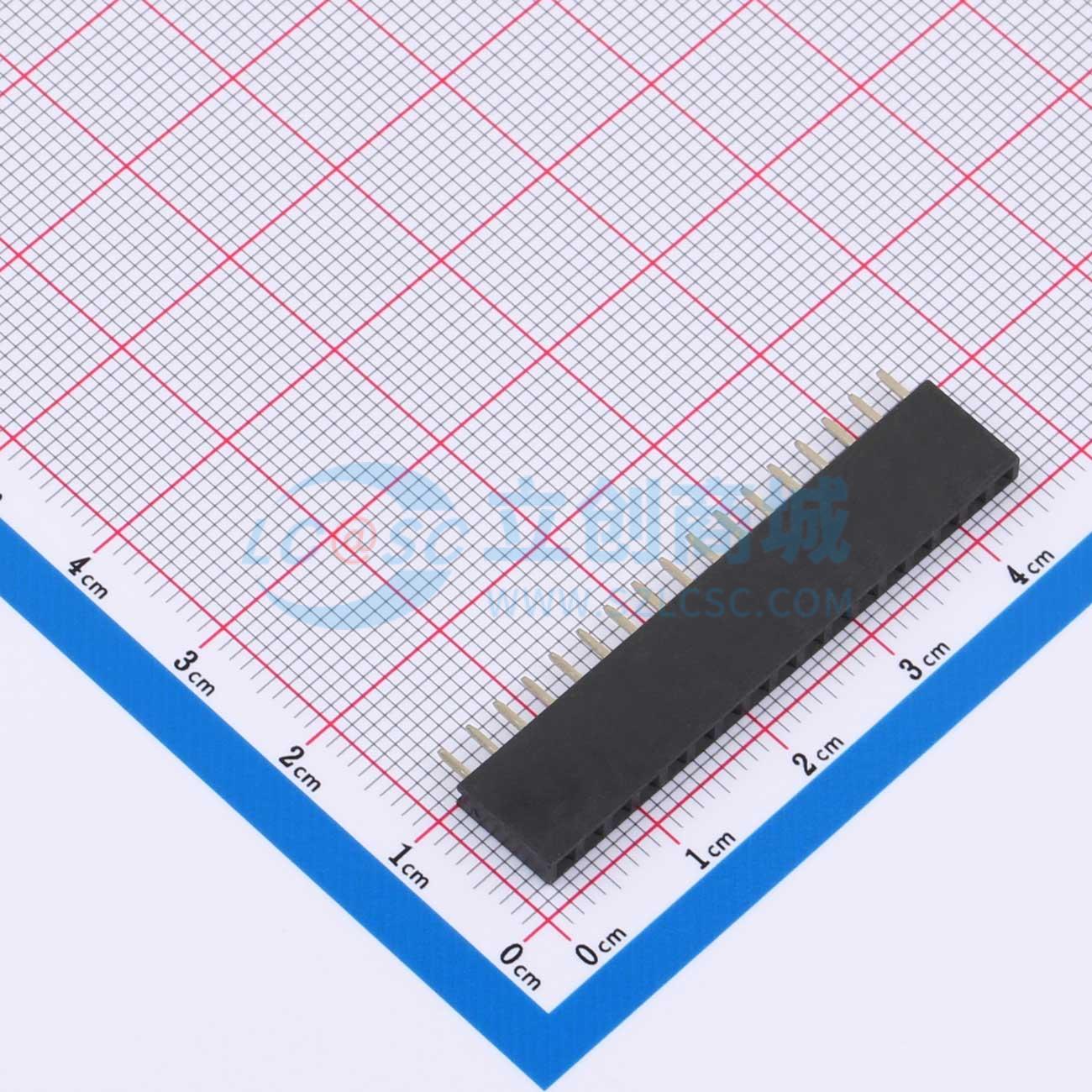 HX PM2.54-1x17P ZC实物图