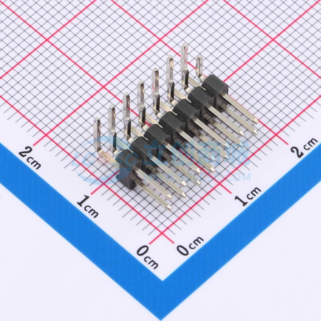 HX PZ2.54-2x7P WC-A实物图