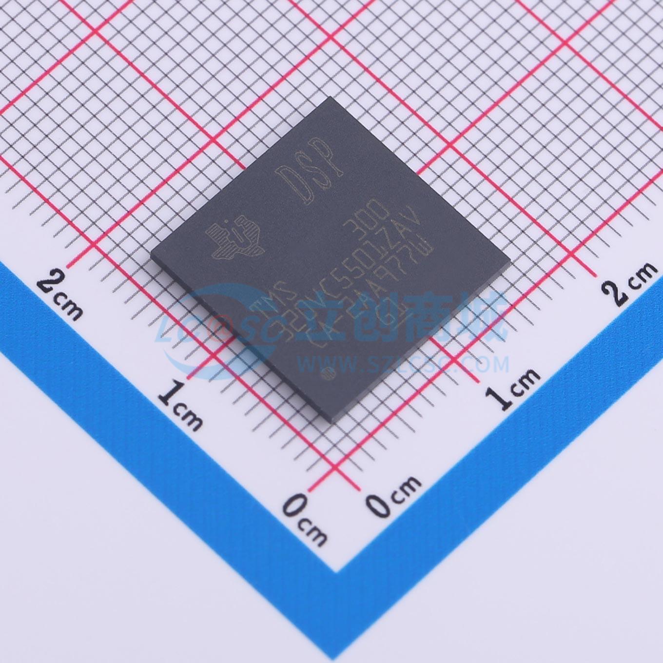 点击查看大图 TMS320VC5501ZAV300实物图