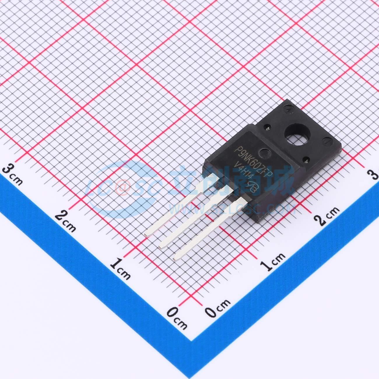 STP9NK60ZFP-VB实物图