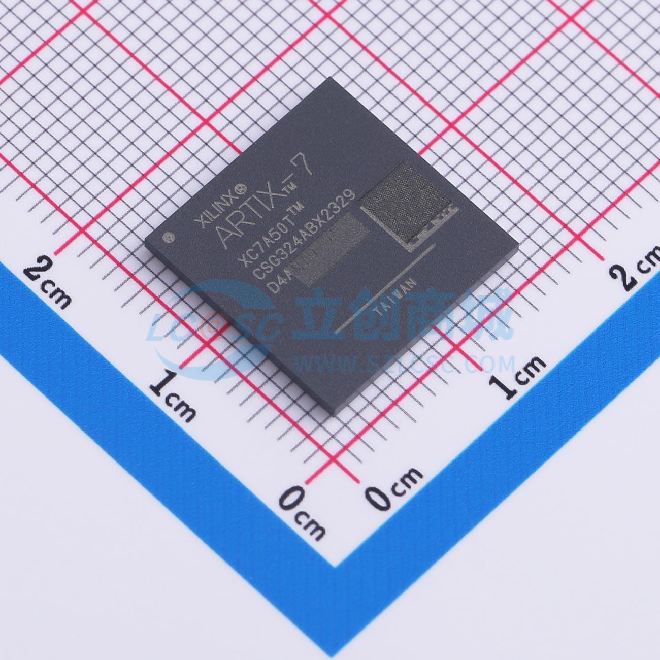 点击查看大图 XC7A50T-2CSG324I实物图