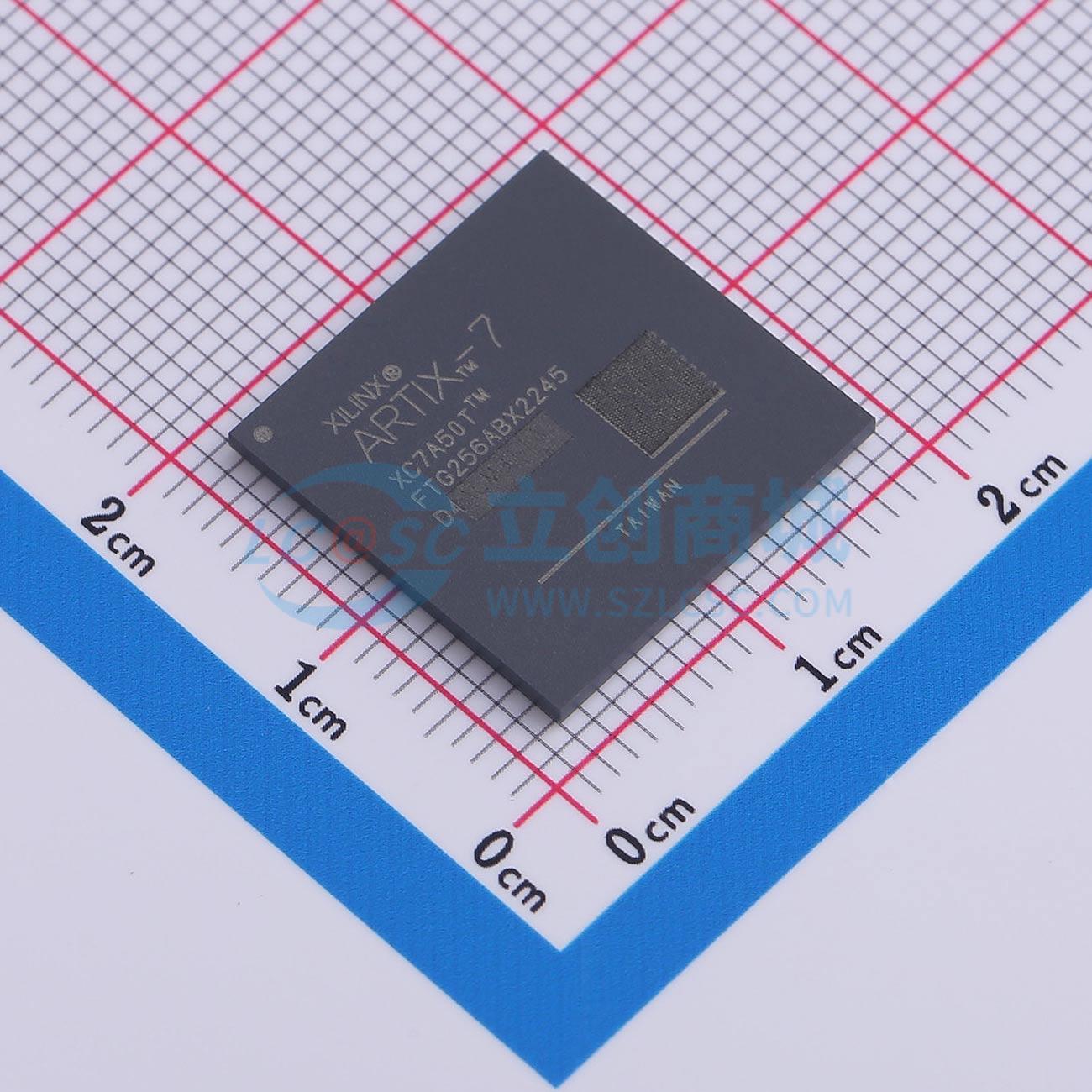 点击查看大图 XC7A50T-1FTG256I实物图