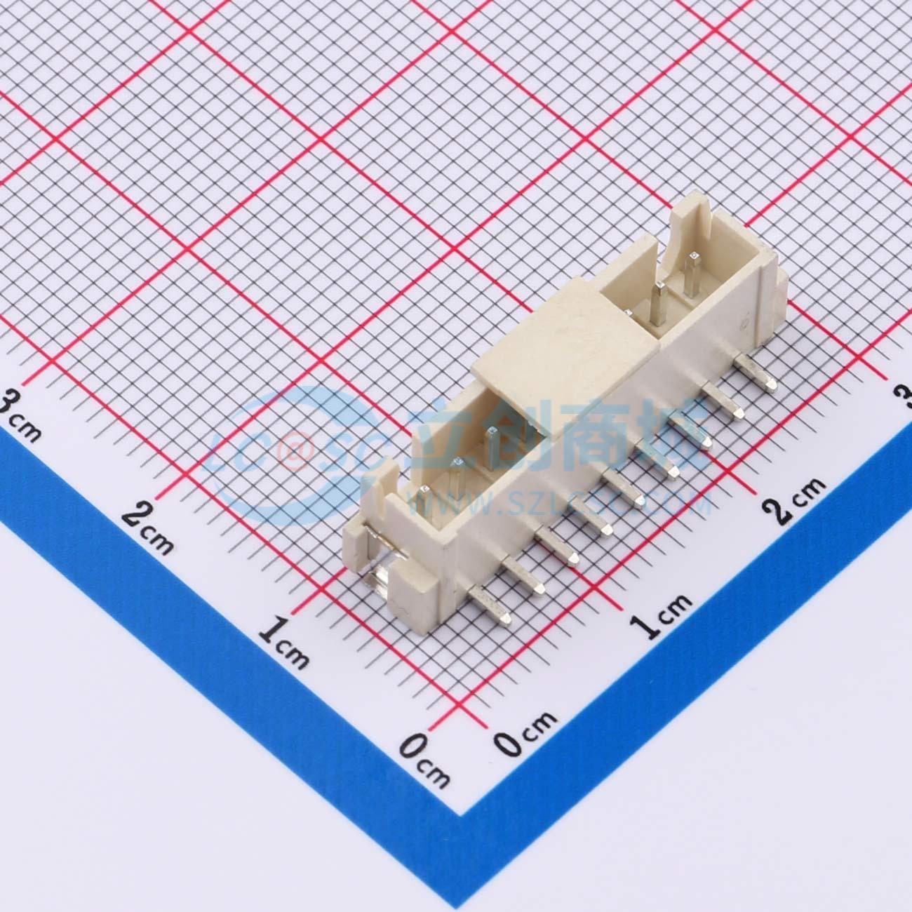 点击查看大图 HX 2.54mm-9P LT实物图