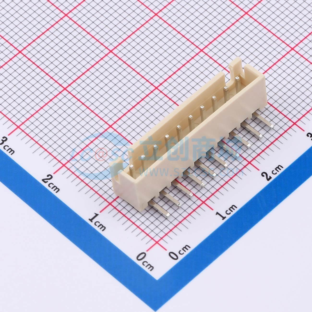 HX 2.54mm-10P WZ-MS实物图