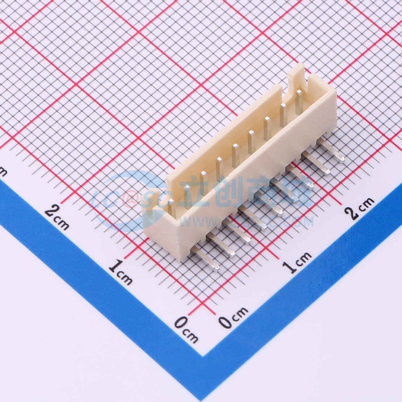 HX 2.54mm-9P WZ-MS实物图