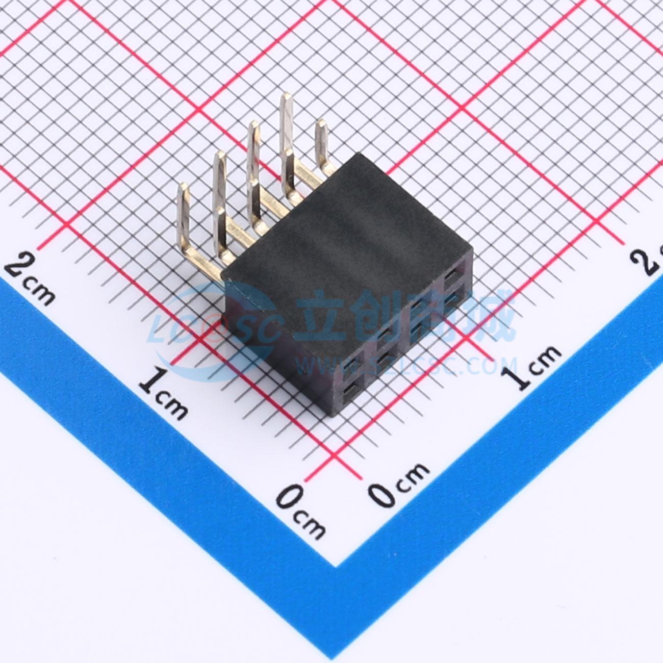 点击查看大图 HX PM2.54-2x4P WC实物图