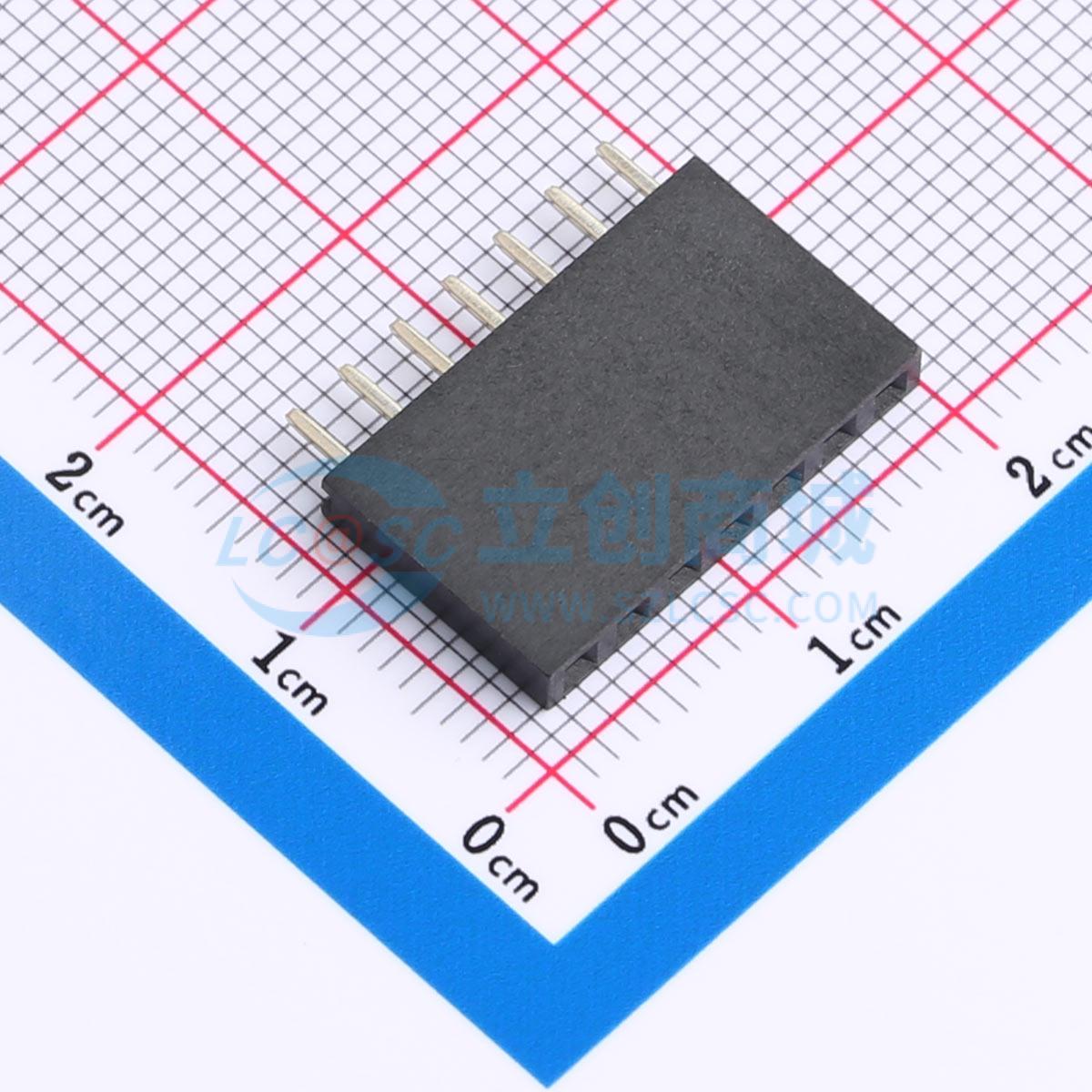 点击查看大图 HX PM2.54-1x7P ZC H11实物图