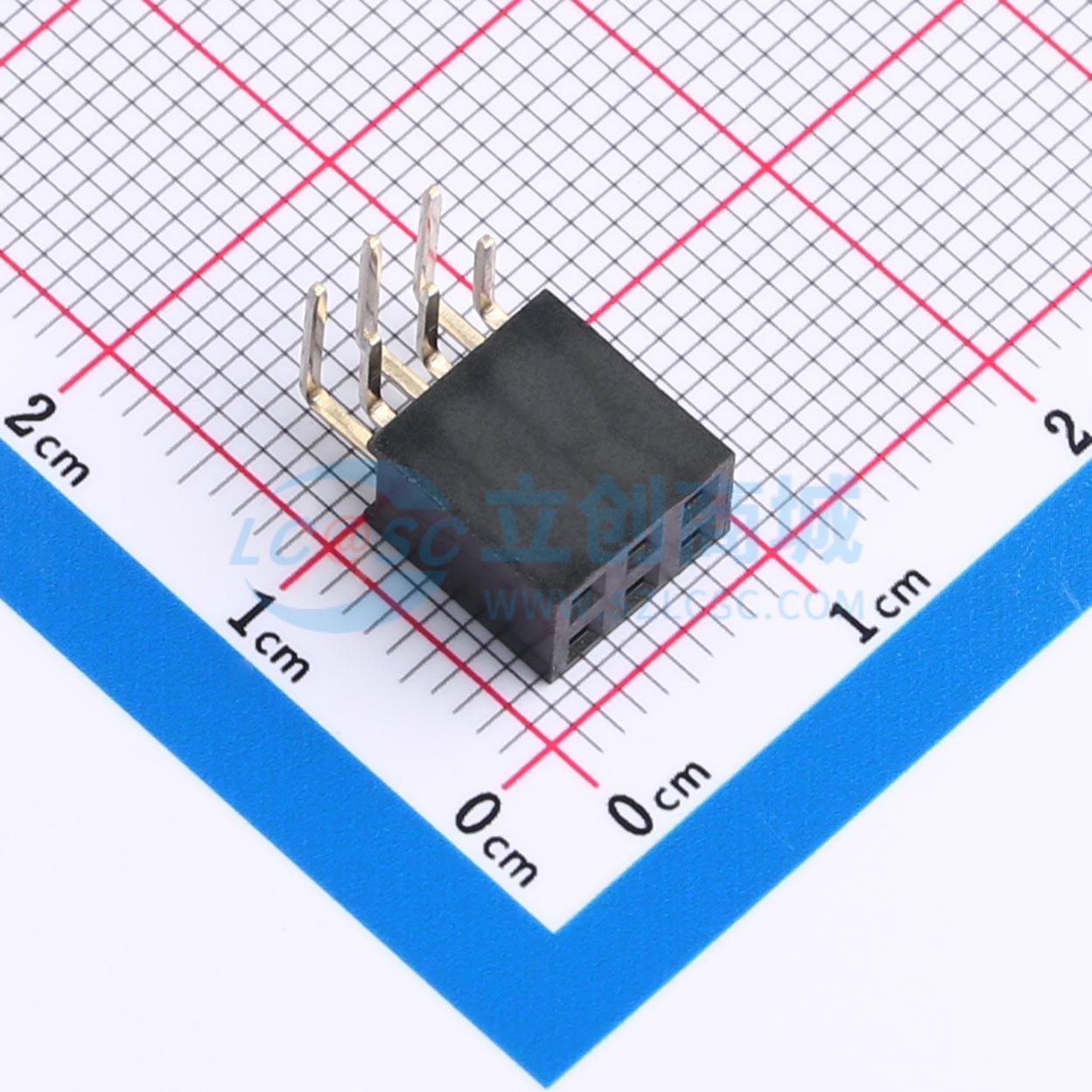 点击查看大图 HX PM2.54-2x3P WC实物图