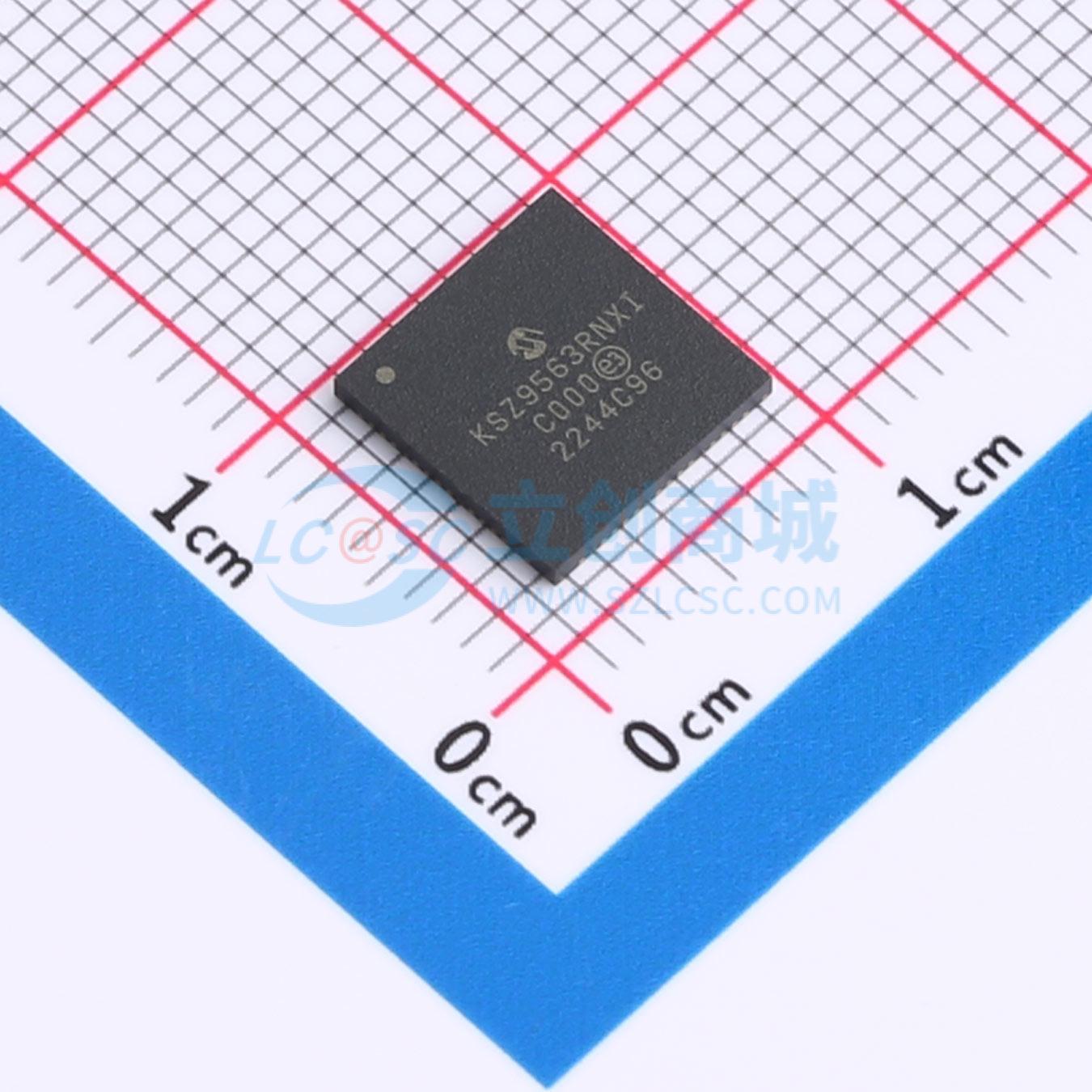 点击查看大图 KSZ9563RNXI-TR实物图