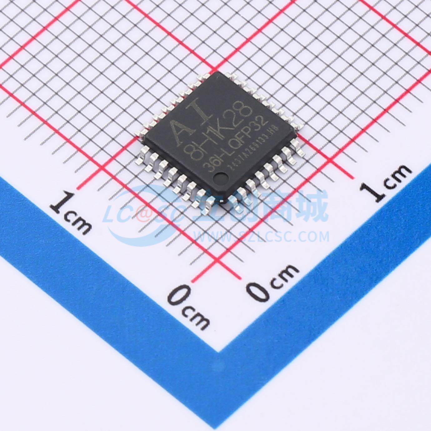 AI8H1K28-36I-LQFP32实物图