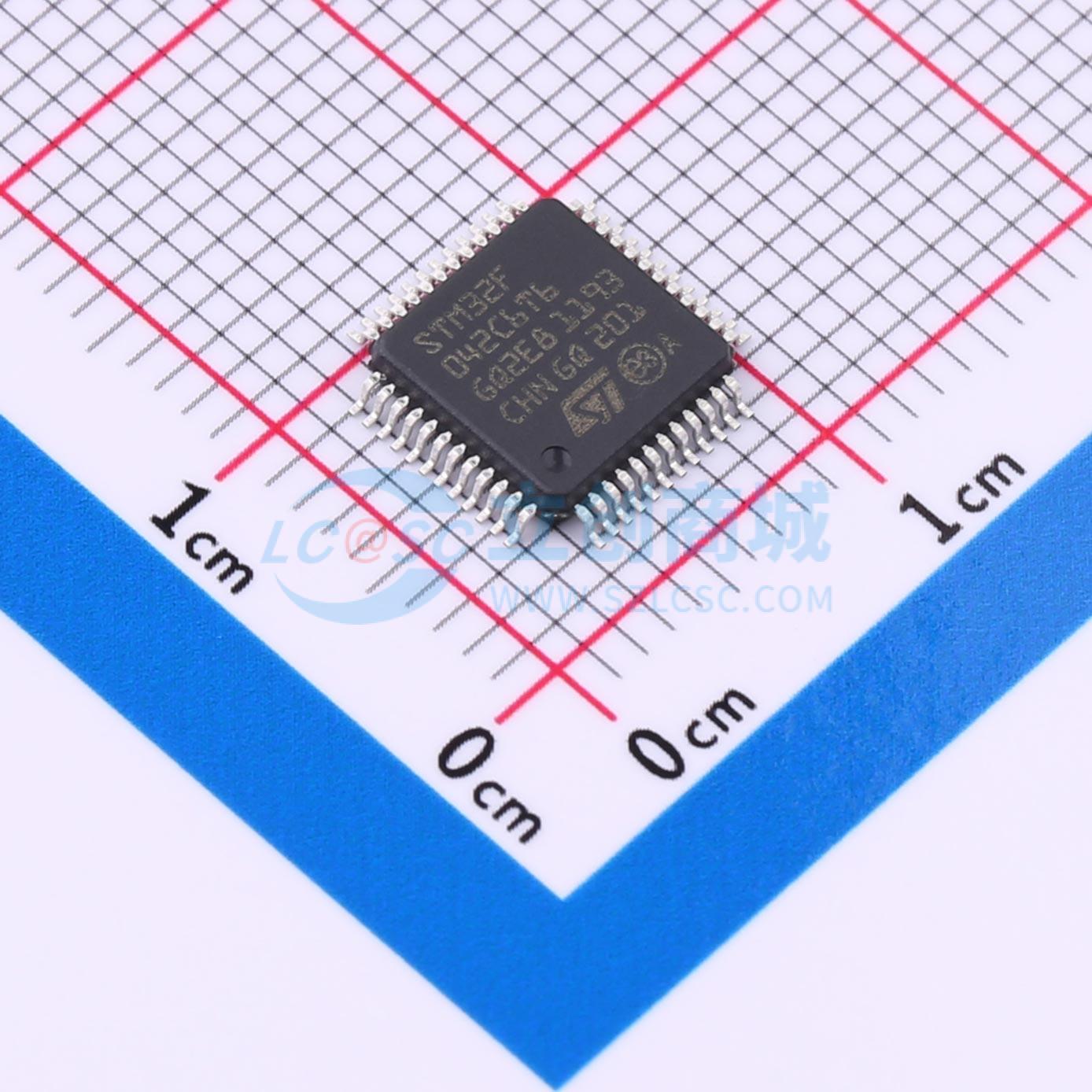 点击查看大图 STM32F042C6T6TR实物图