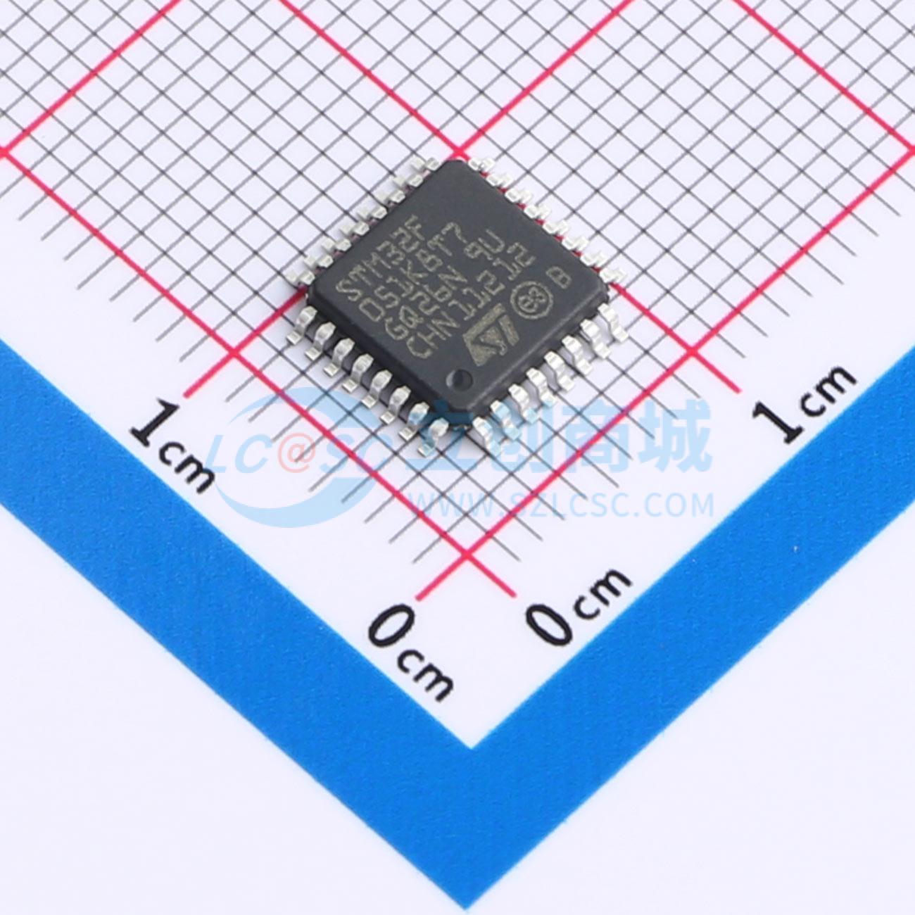 点击查看大图 STM32F051K8T7实物图