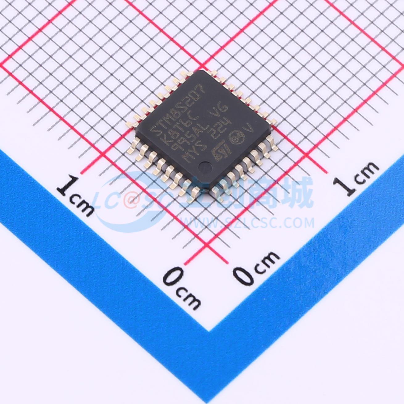 STM8S207K8T6CTR实物图