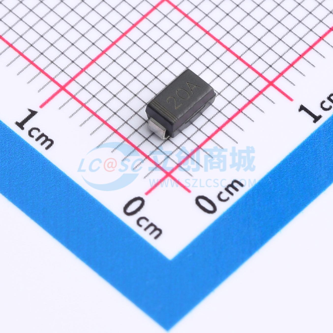 点击查看大图 P4SMA20A实物图