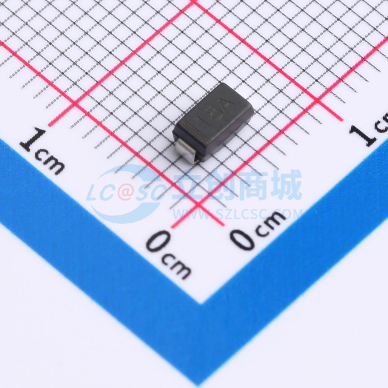 点击查看大图 P4SMA18A实物图