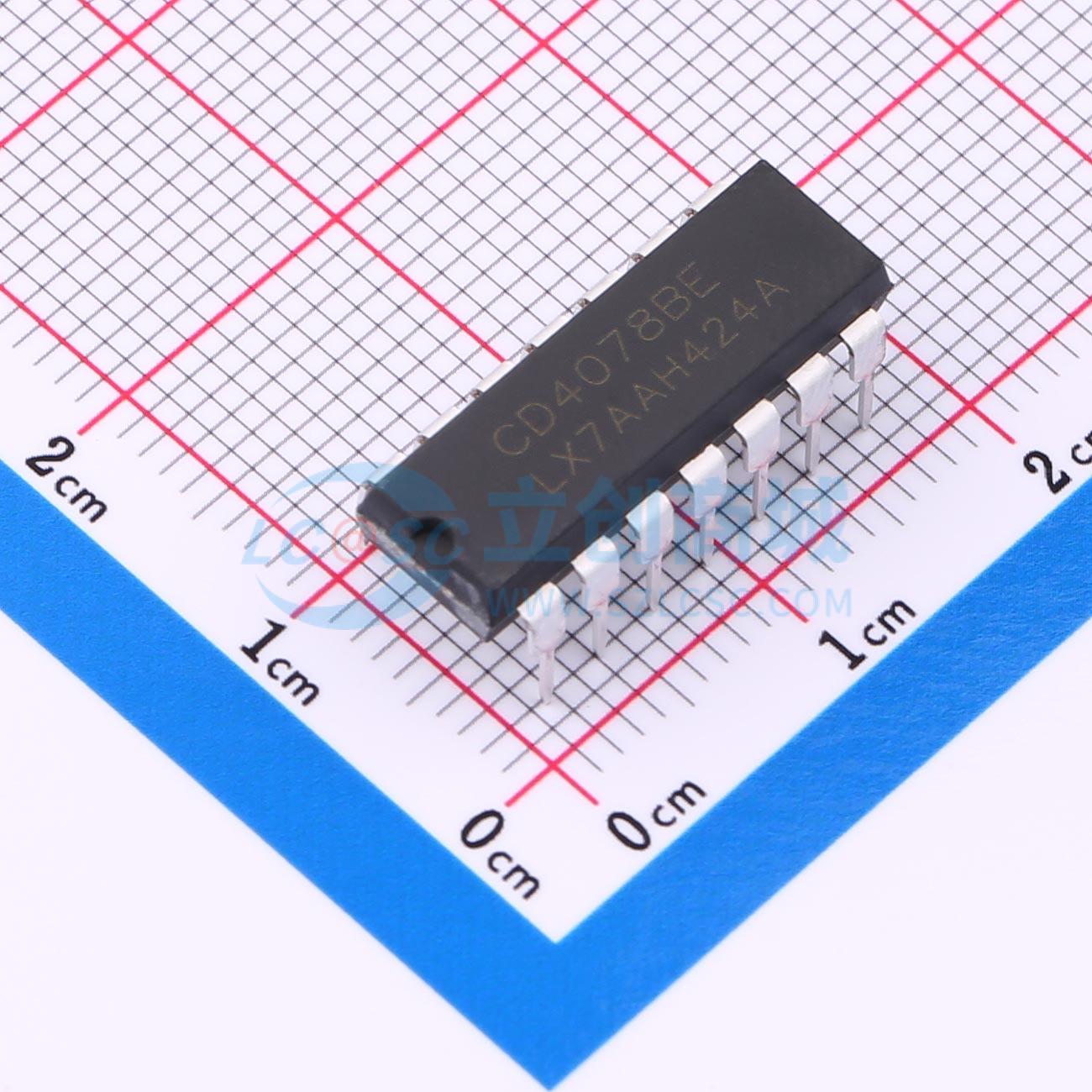 点击查看大图 CD4078BE(LX)实物图