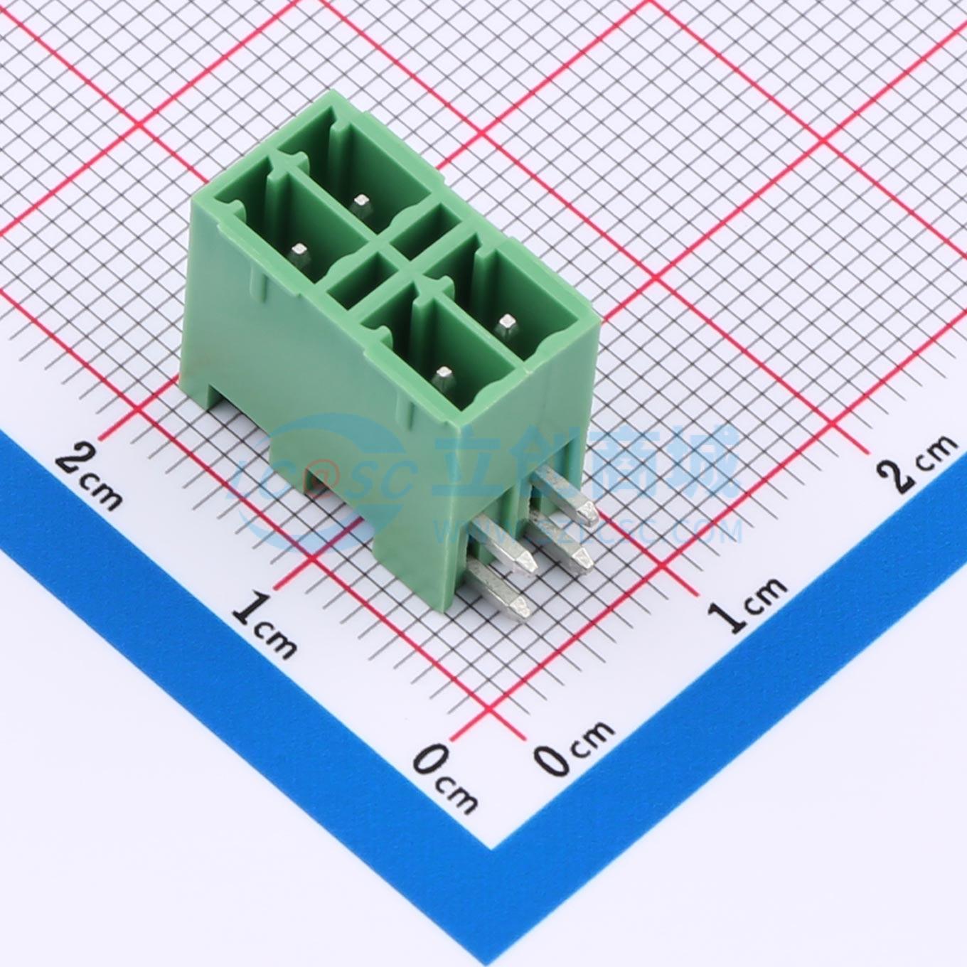 DB2ERHB-3.5-2*2P-GN实物图